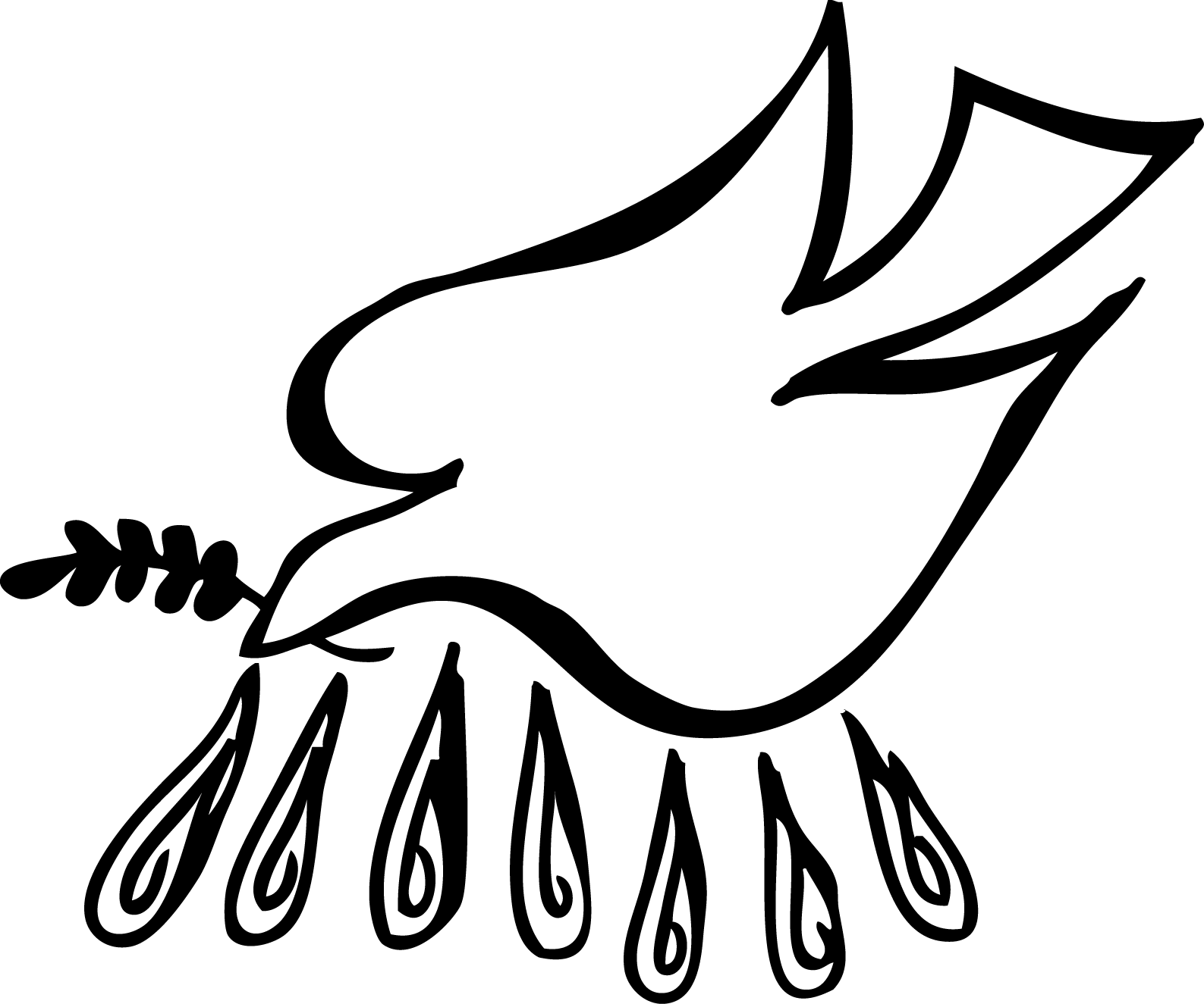 Free clipart doves holy spirit