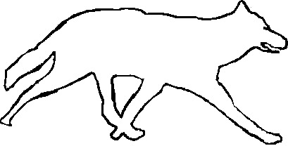 Wolf Outline | Free Download Clip Art | Free Clip Art | on Clipart ...