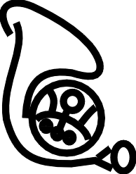 French Horn Clip Art - Tumundografico