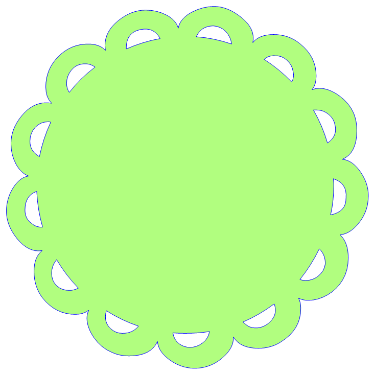 Free Scalloped White Circle Frame Png - ClipArt Best