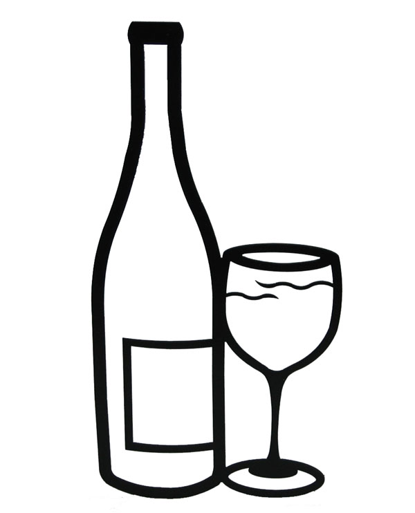 Free clipart wine bottle