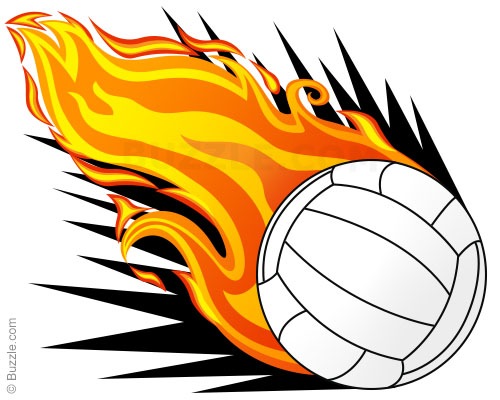 Best Flaming Volleyball Clipart #28346 - Clipartion.com
