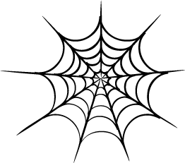 Spider web clipart png