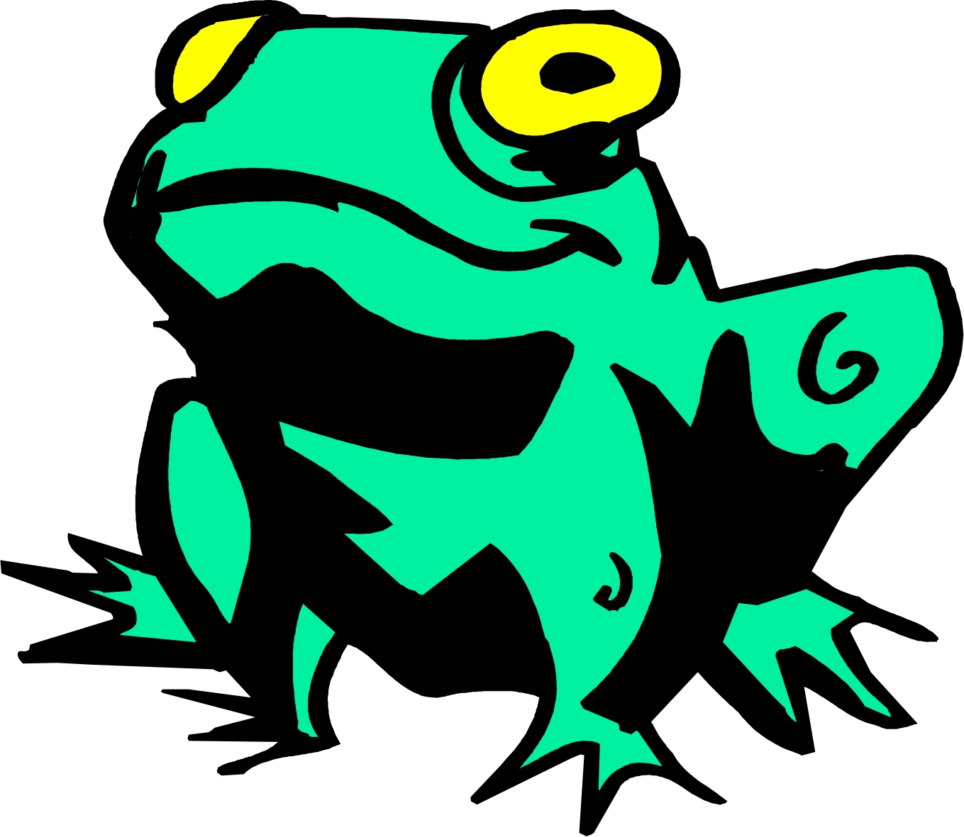 Cartoon Frogs