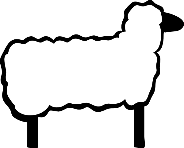 Cartoon Lamb Clip Art - vector clip art online ...