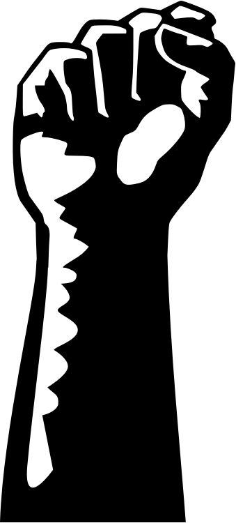 Clipart - workers fist