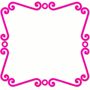 spiral frame pink - public domain clip art image @ wpclipart ...