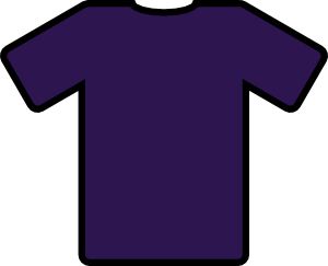 Blue T Shirt clip art Free Vector