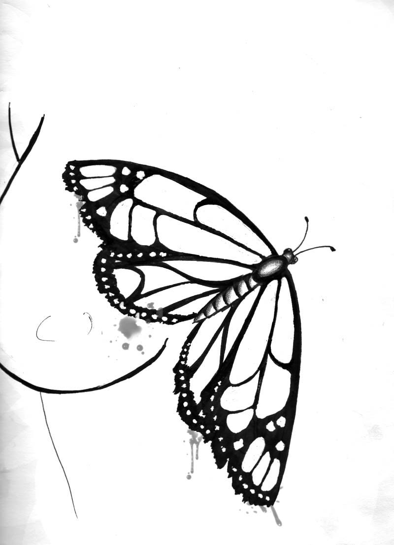 Butterfly Tattoo Design 1
