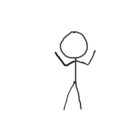 Stick Man Running Clip Art Of With Free on ...