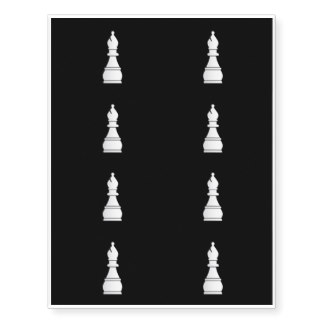 Chess Pieces Temporary Tattoos | Zazzle