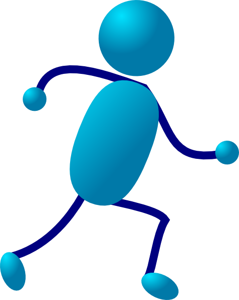 Clipart animated man running