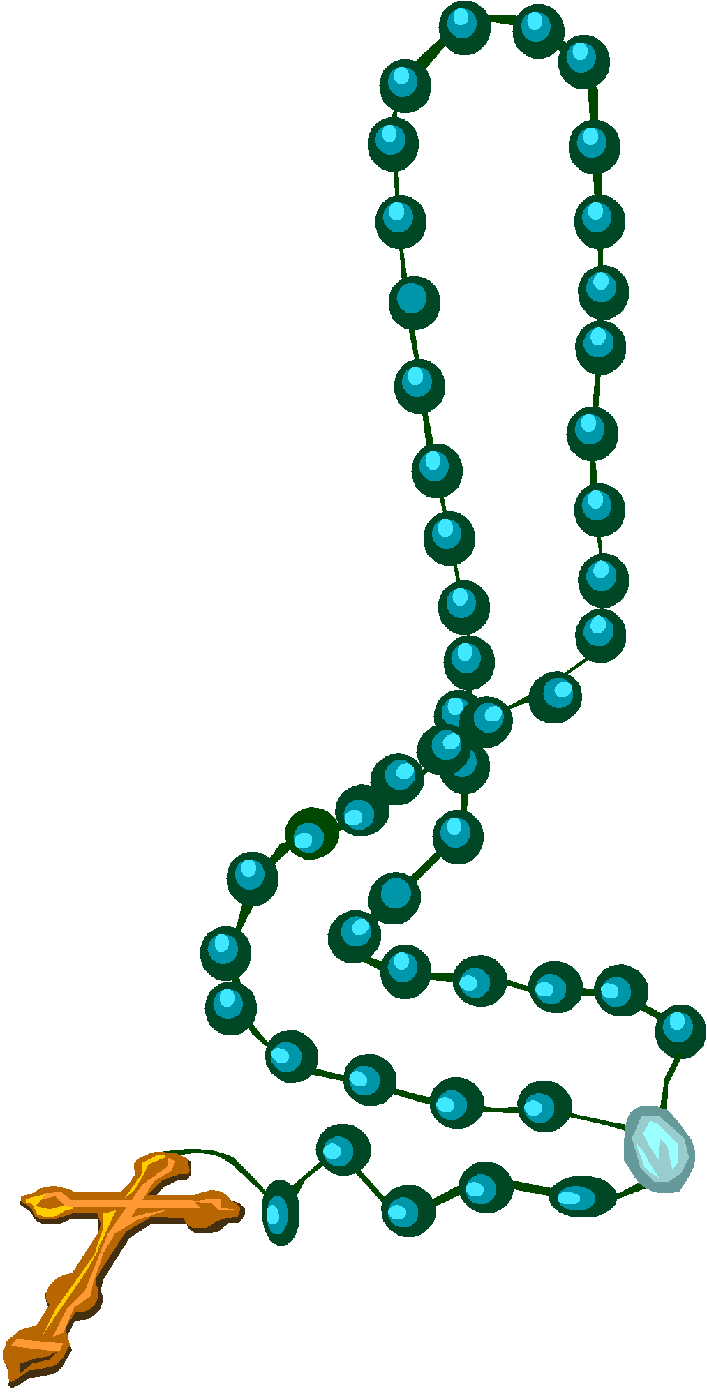 Pray The Rosary Clipart