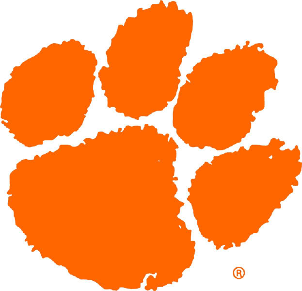 Clipart clemson tiger paw