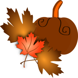 Pumpkin Leaves Clipart