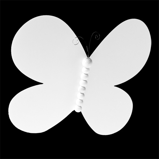 Plain & Simple Chipboard Large Butterfly from Doodlebug Design ...