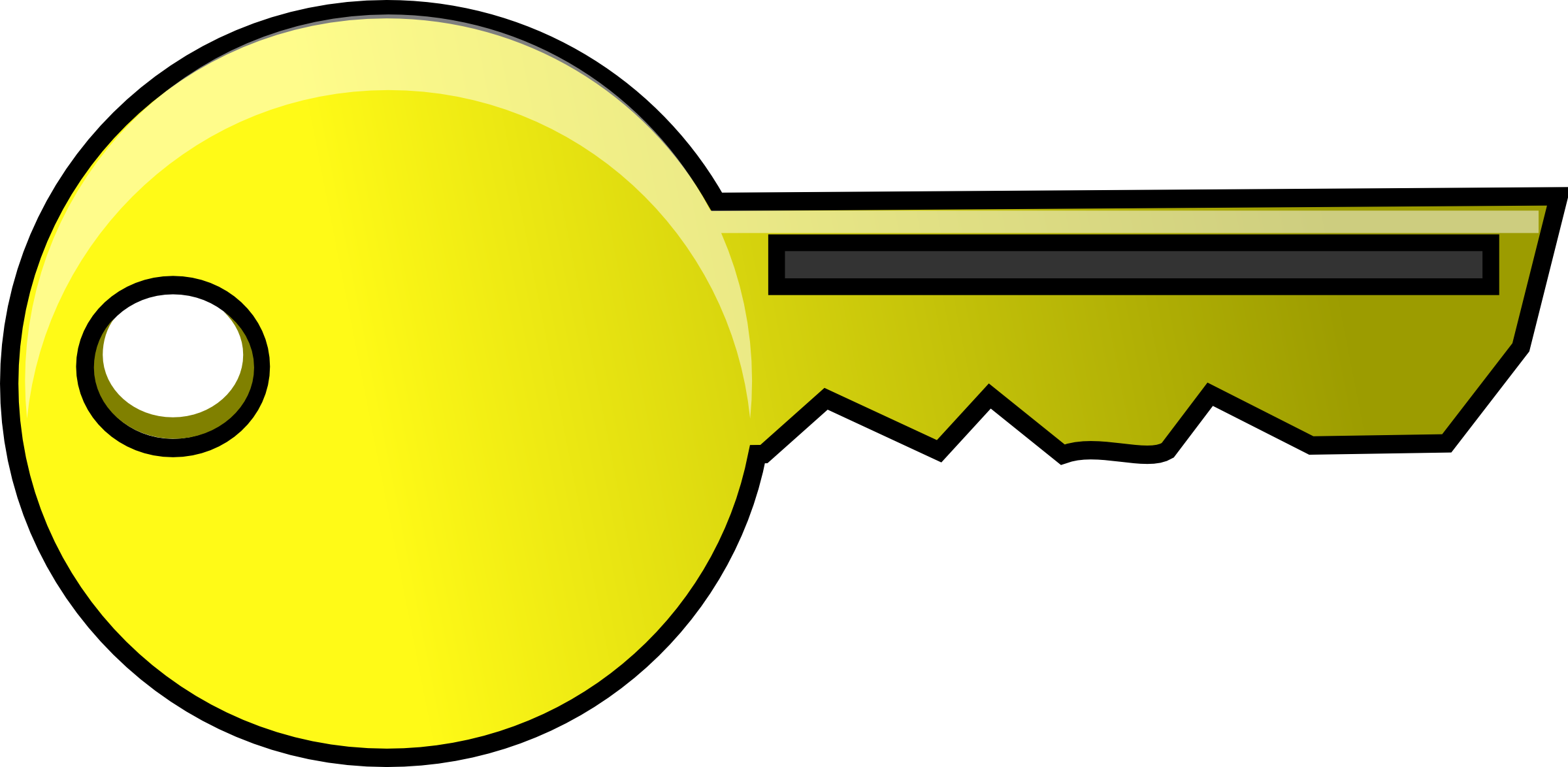 Gold Key Clipart
