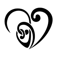Tattoo of I+V heart, Love, union tattoo - custom tattoo designs on ...