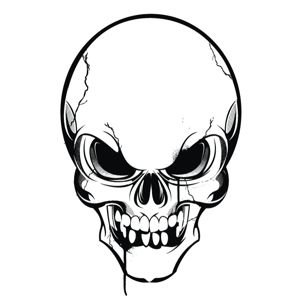 Skull clipart