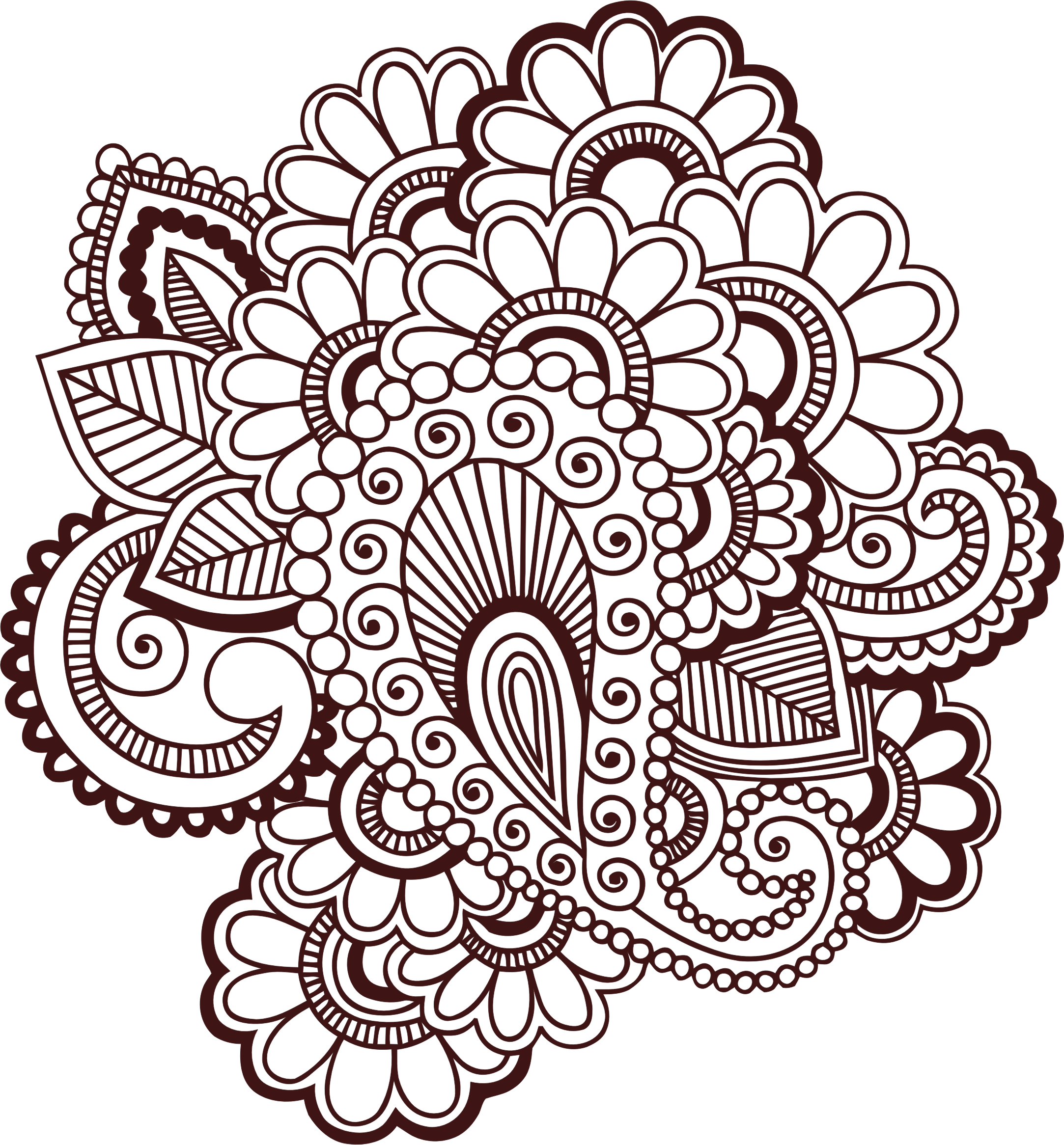 43+ Henna Designs Clip Art