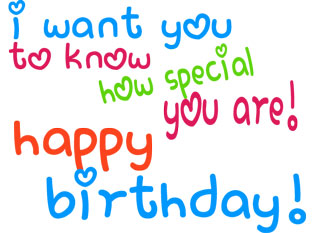 Happy Birthday Girlfriend Clipart