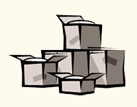 Moving Boxes Clipart