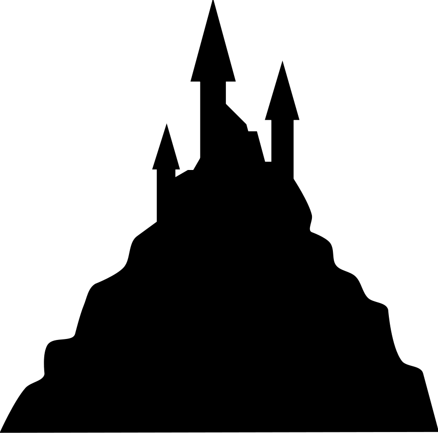 Disney Castle Outline Clipart