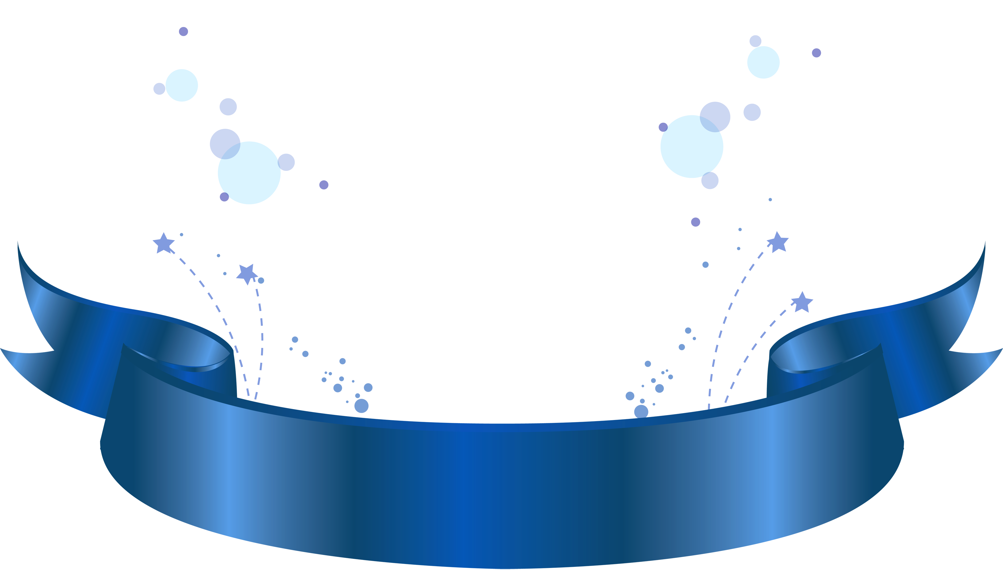 Free blue banners lines clipart