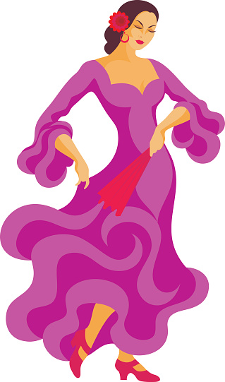 Flamenco Clip Art, Vector Images & Illustrations