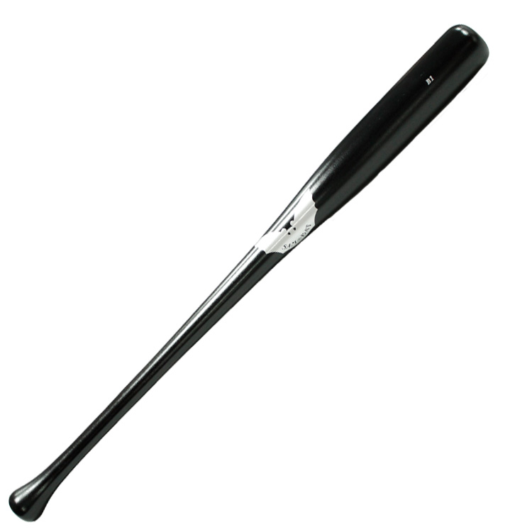 Sam Bat B1 Black/Silver Maple Wood Baseball Bat B1
