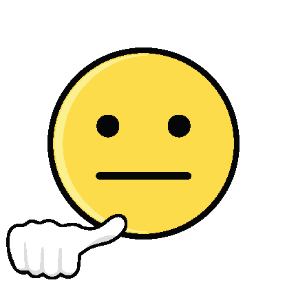 Smiley face thumbs down clipart