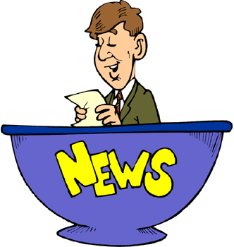 News reporter clipart