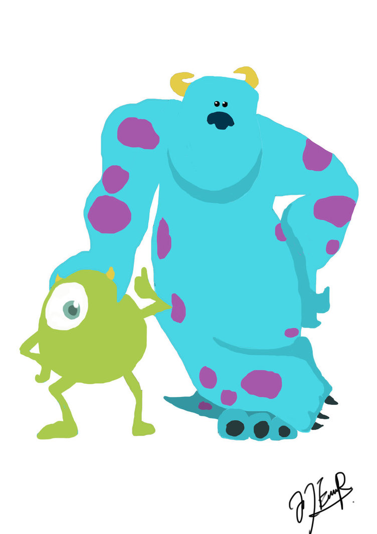 Mike and sully clipart