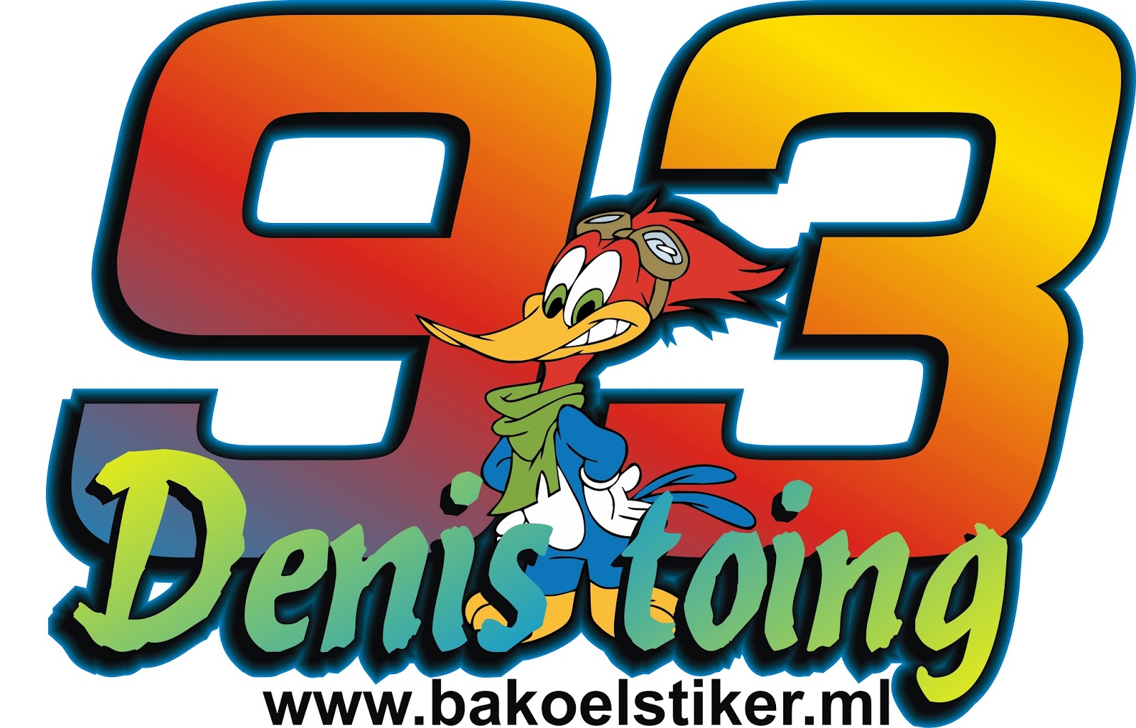 STIKER racing - BAKOEL stiker