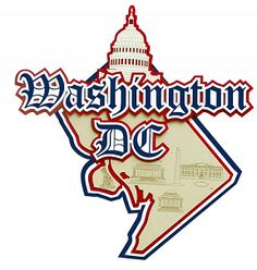 Washington dc map clipart free
