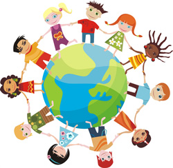 Friends Holding Hands Around The World - Free ...