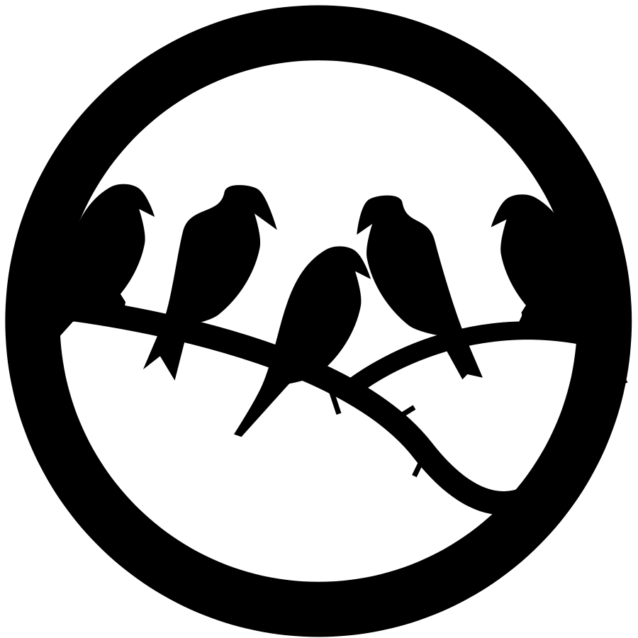 Bird Badge SVG Vector file, vector clip art svg file