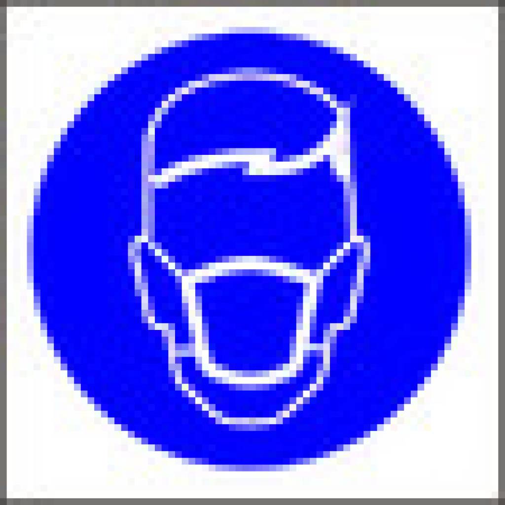 Wear Dust Mask (symbol) - Van Erp Safety shop