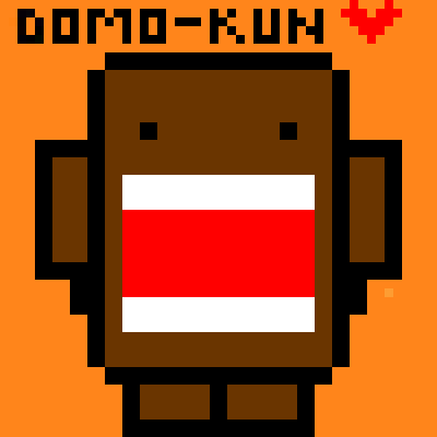 piq - pixel art | "Domo kun" [100x100 pixel] by wnD