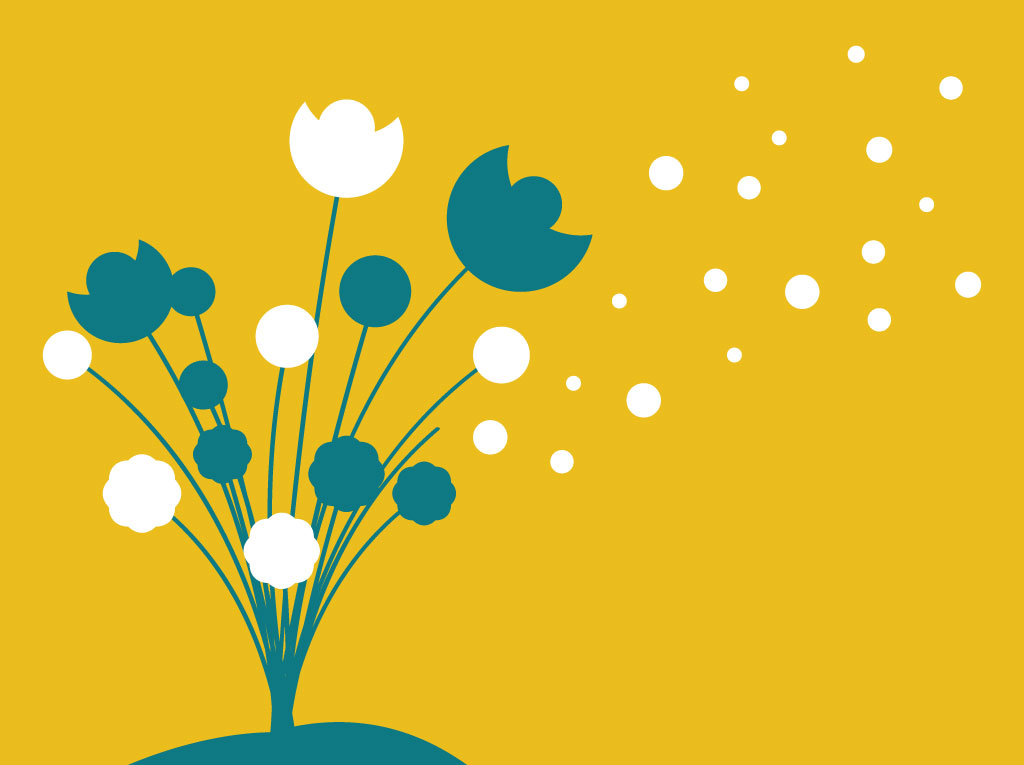 Flowers Silhouette Vector