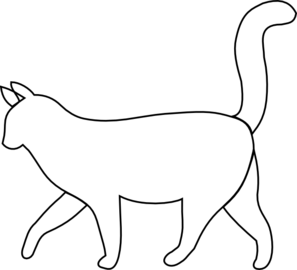 Cat Outline Drawing - ClipArt Best