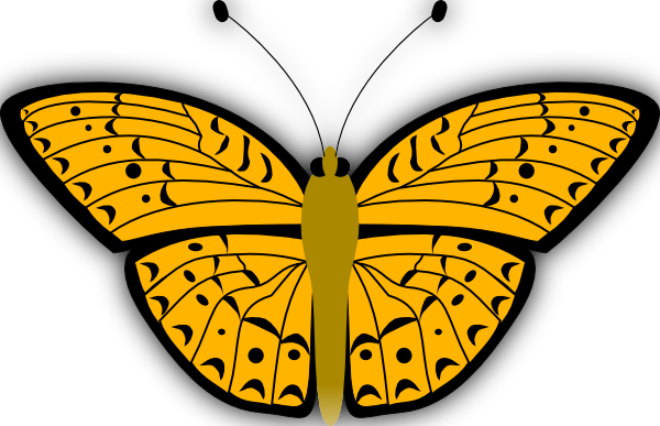 Butterfly clip art Free Vector / 4Vector