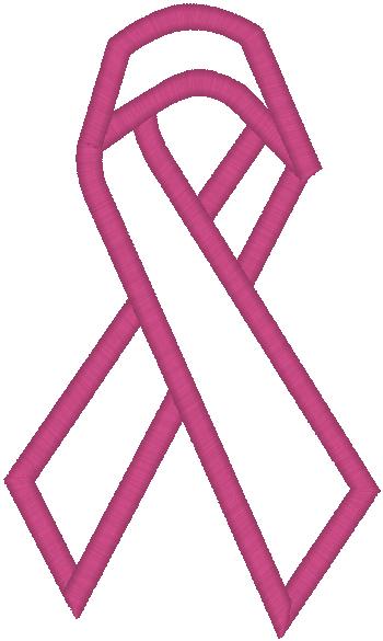 Breast Cancer Ribbon Outline - ClipArt Best
