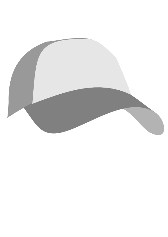 Clip Art: Baseball Cap August 2011 Clip Art SVG ...