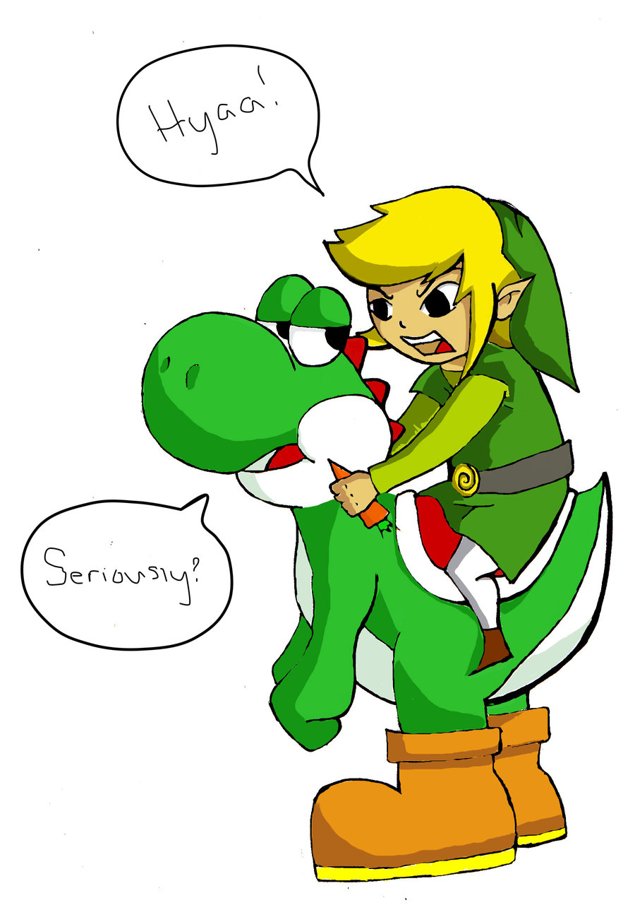 Link and Yoshi