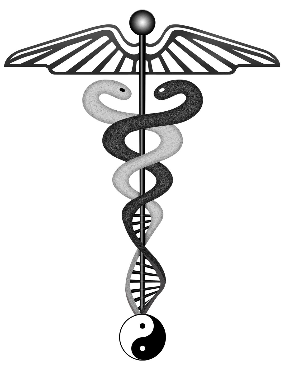Caduceus Art - ClipArt Best