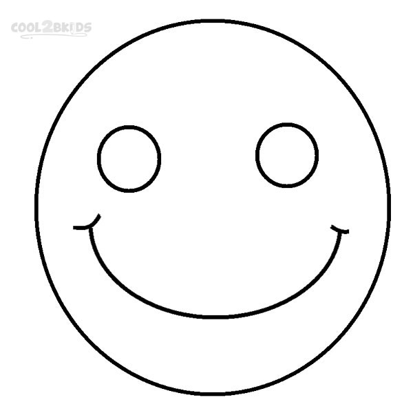 Printable Smiley Face Coloring Pages For Kids | Cool2bKids