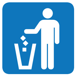 Trash Sign - ClipArt Best