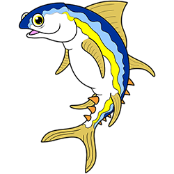 Tuna Fish Cartoon