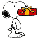 Christmas snoopy Clip Art